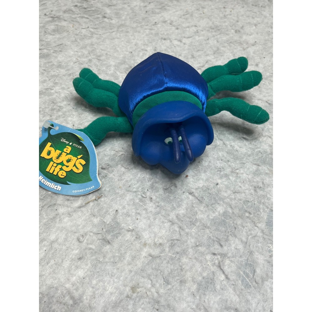 Disney Pixar A Bug's Life Heimlich Plush Mattel Arcotoys Vintage New with Tag